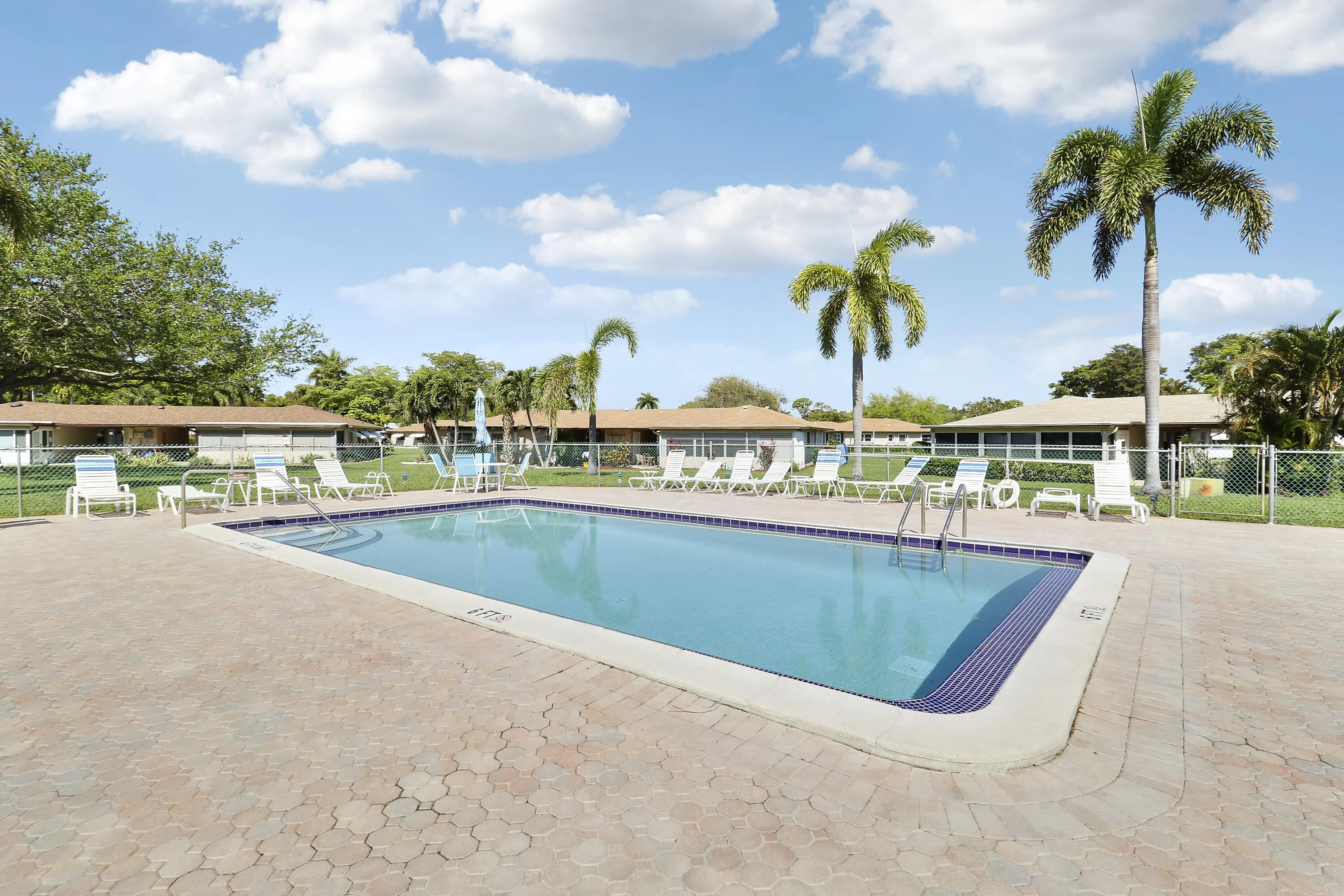 Steps to the Community Pool