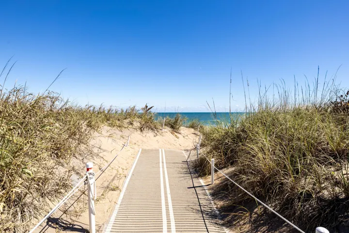 Main path to beach