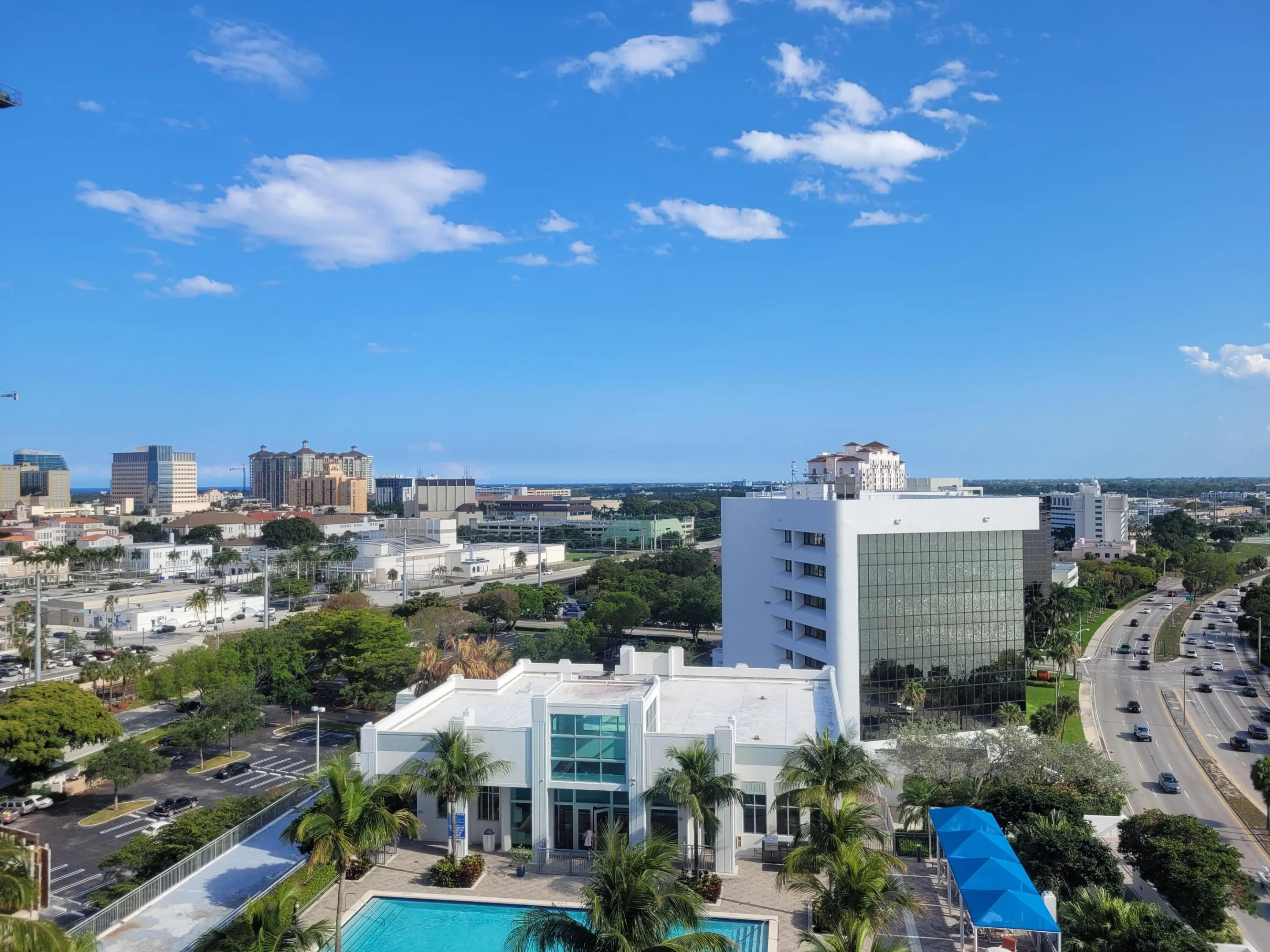 VIEW FROM BALCONY