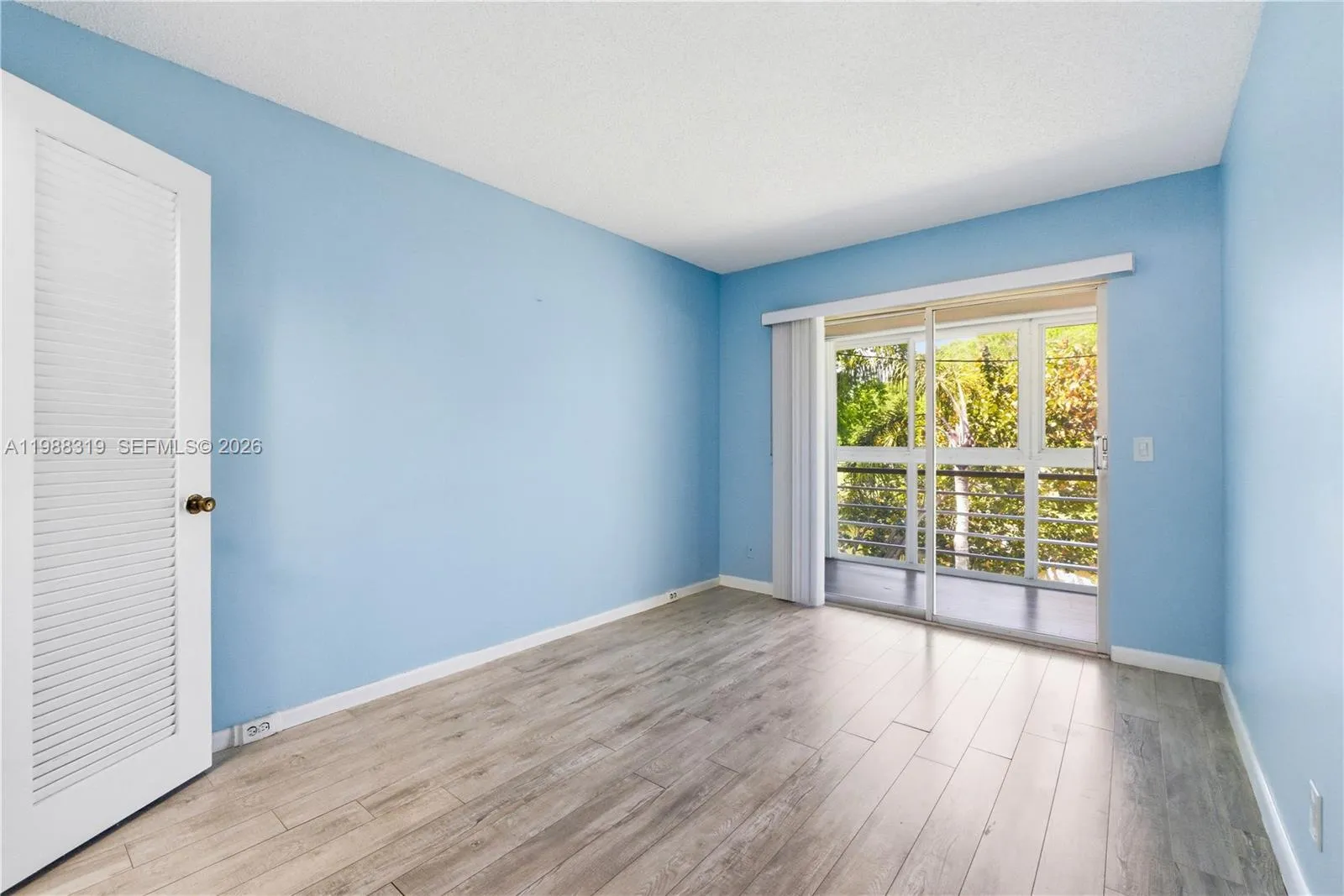 Primary bedroom with Sliders