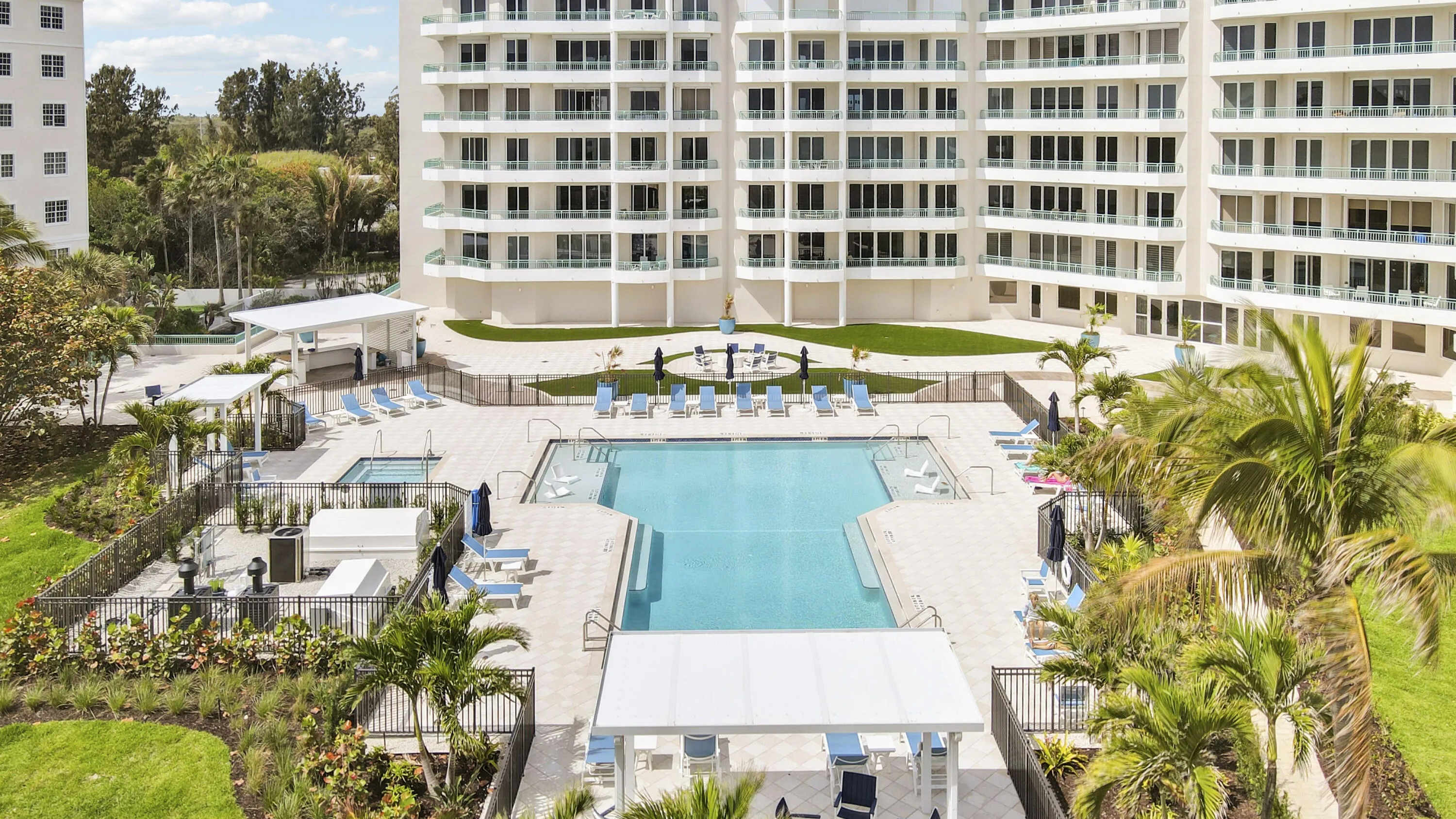 Pool Aerial View