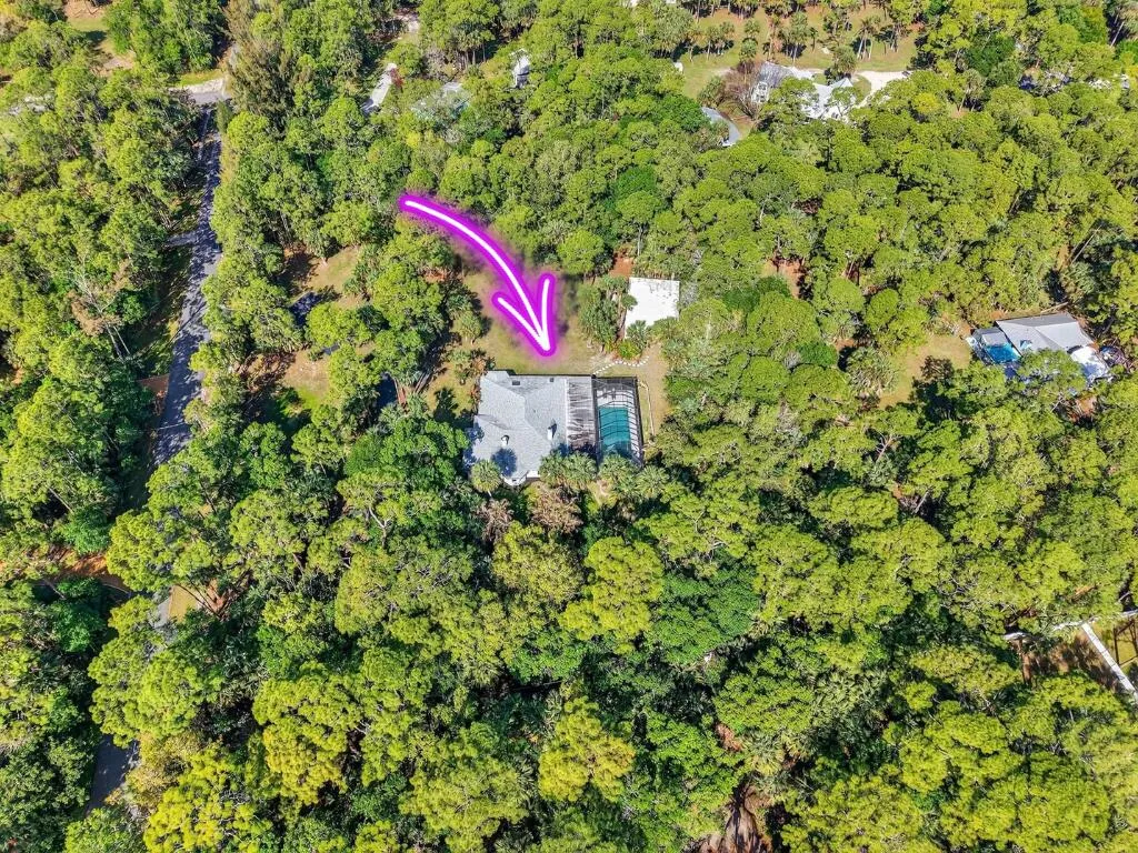 Aerial with arrow