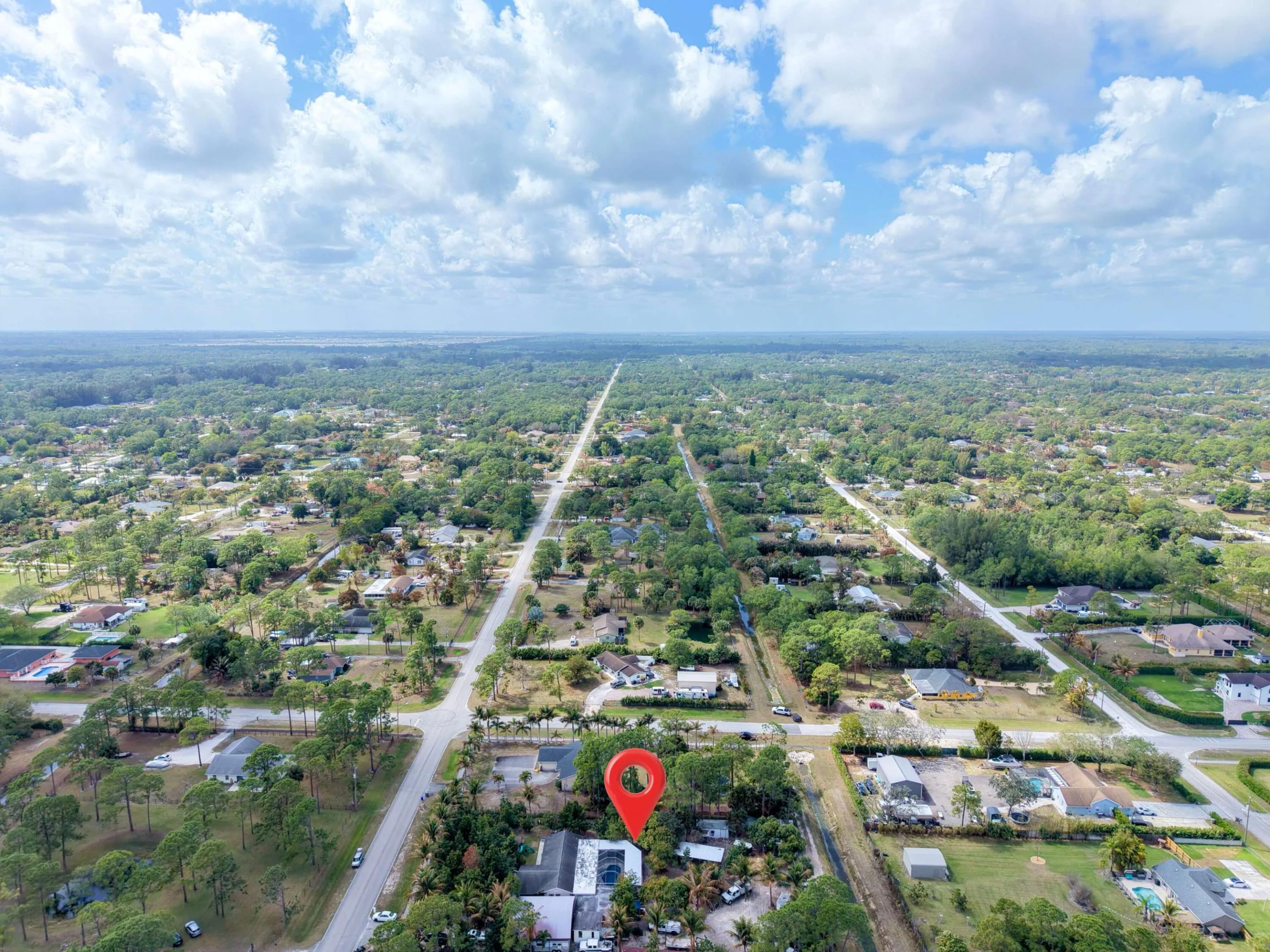 Panoramic to West