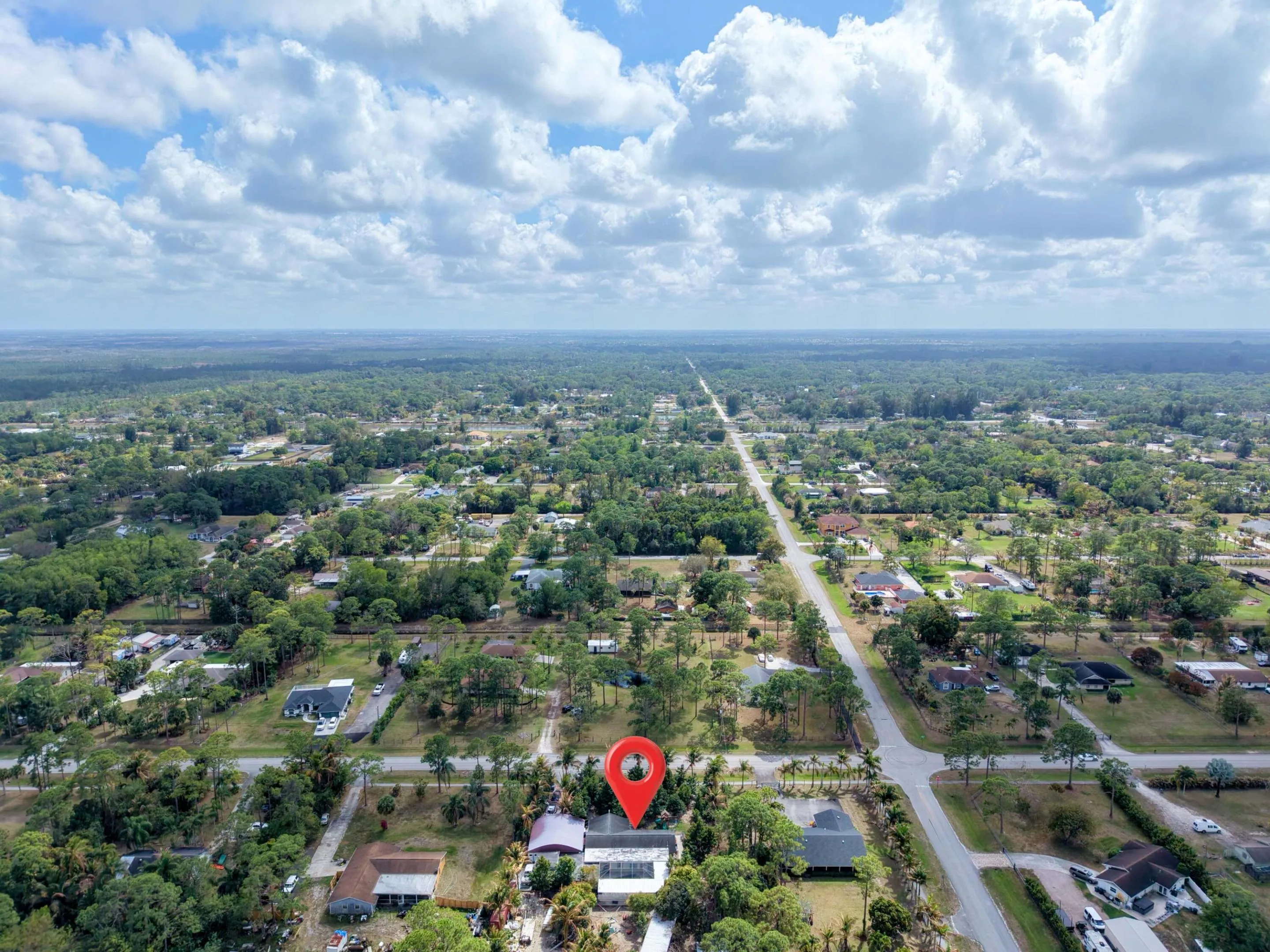 Panoramic to South