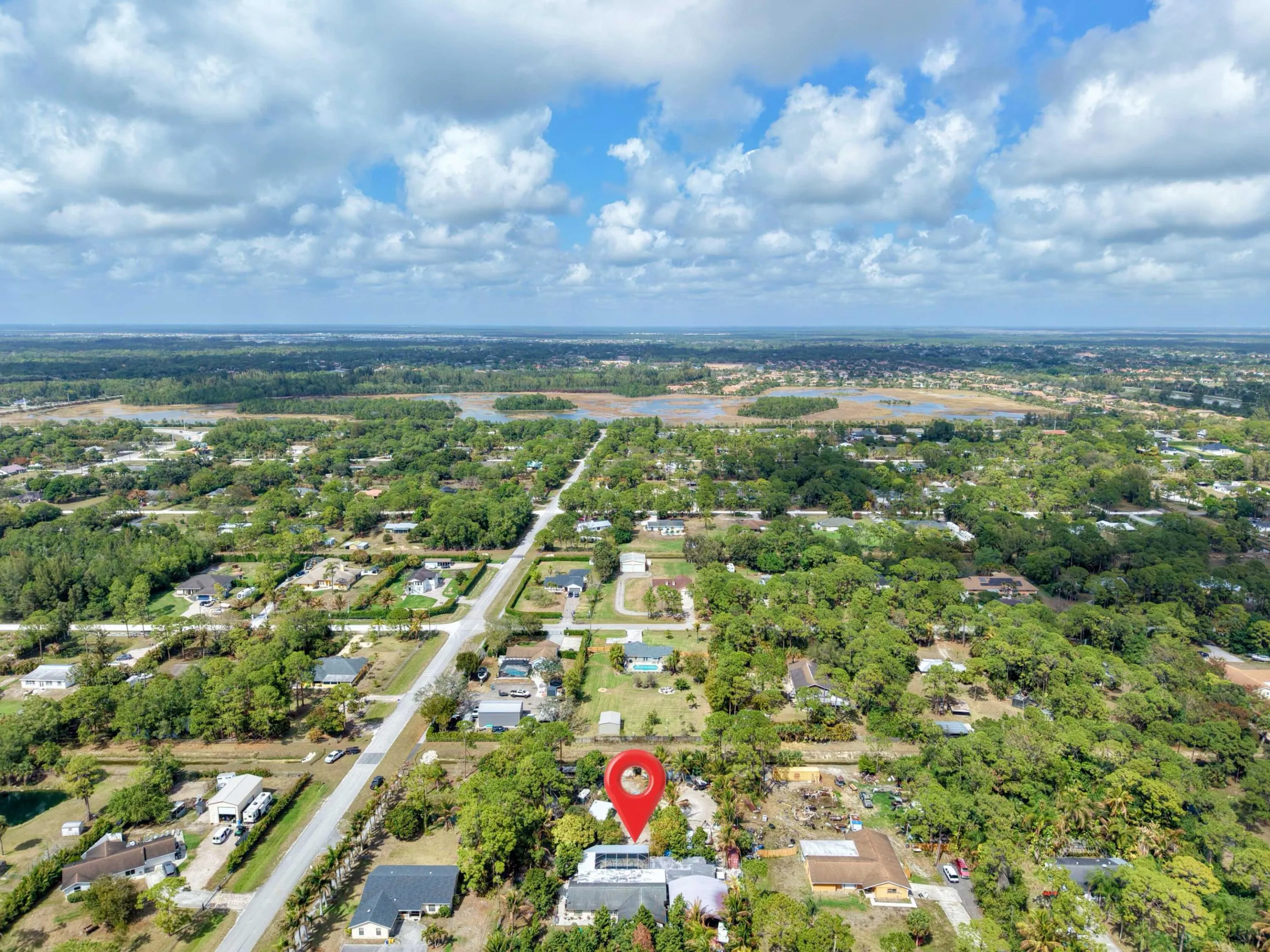 Panoramic to North