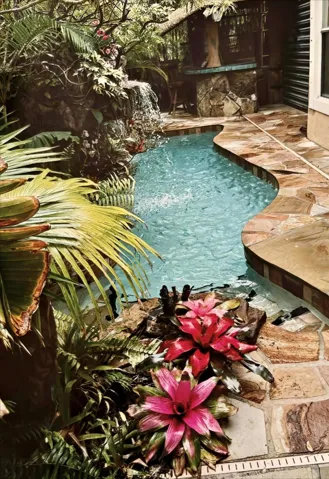 Waterfall pool