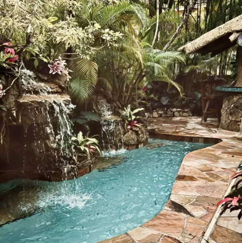 Pool from front
