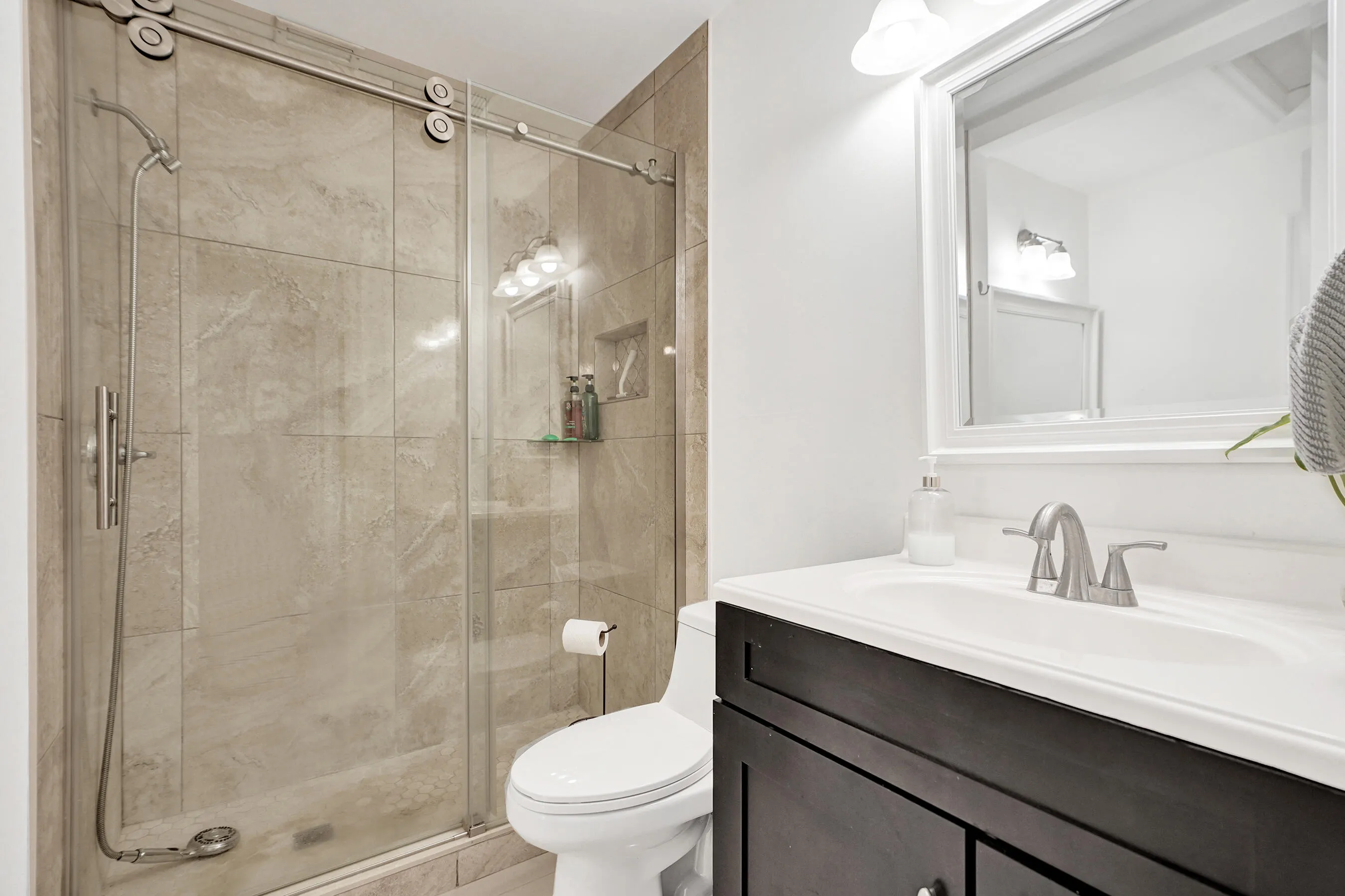 REMODELED BATH UPSTAIRS