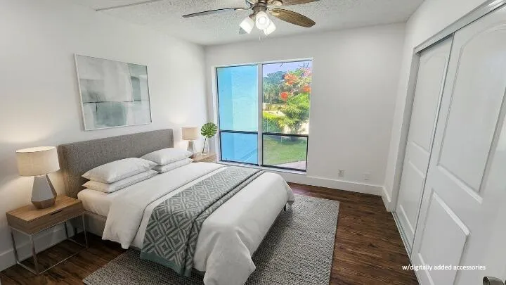 Bed 2 Virtual Staged