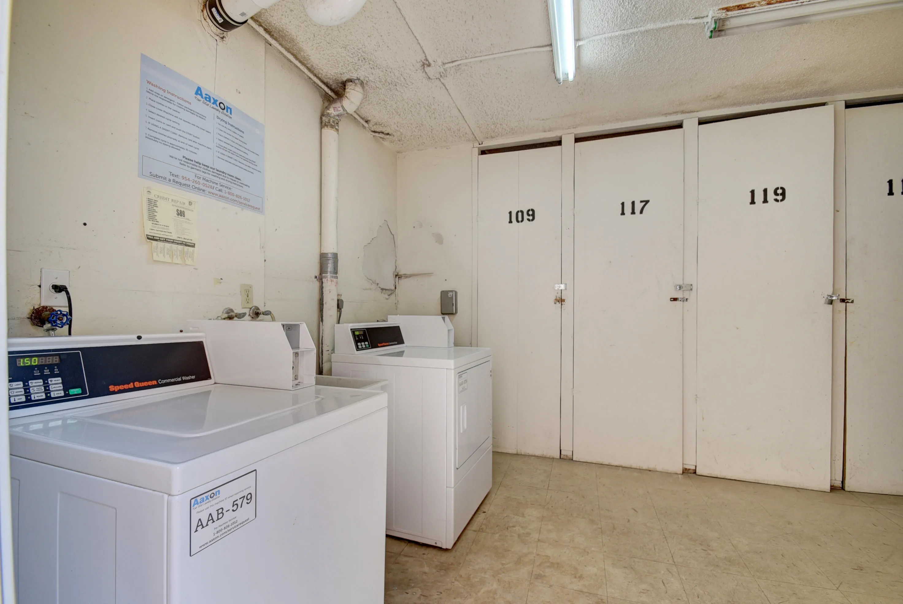 Laundry Room is next door!