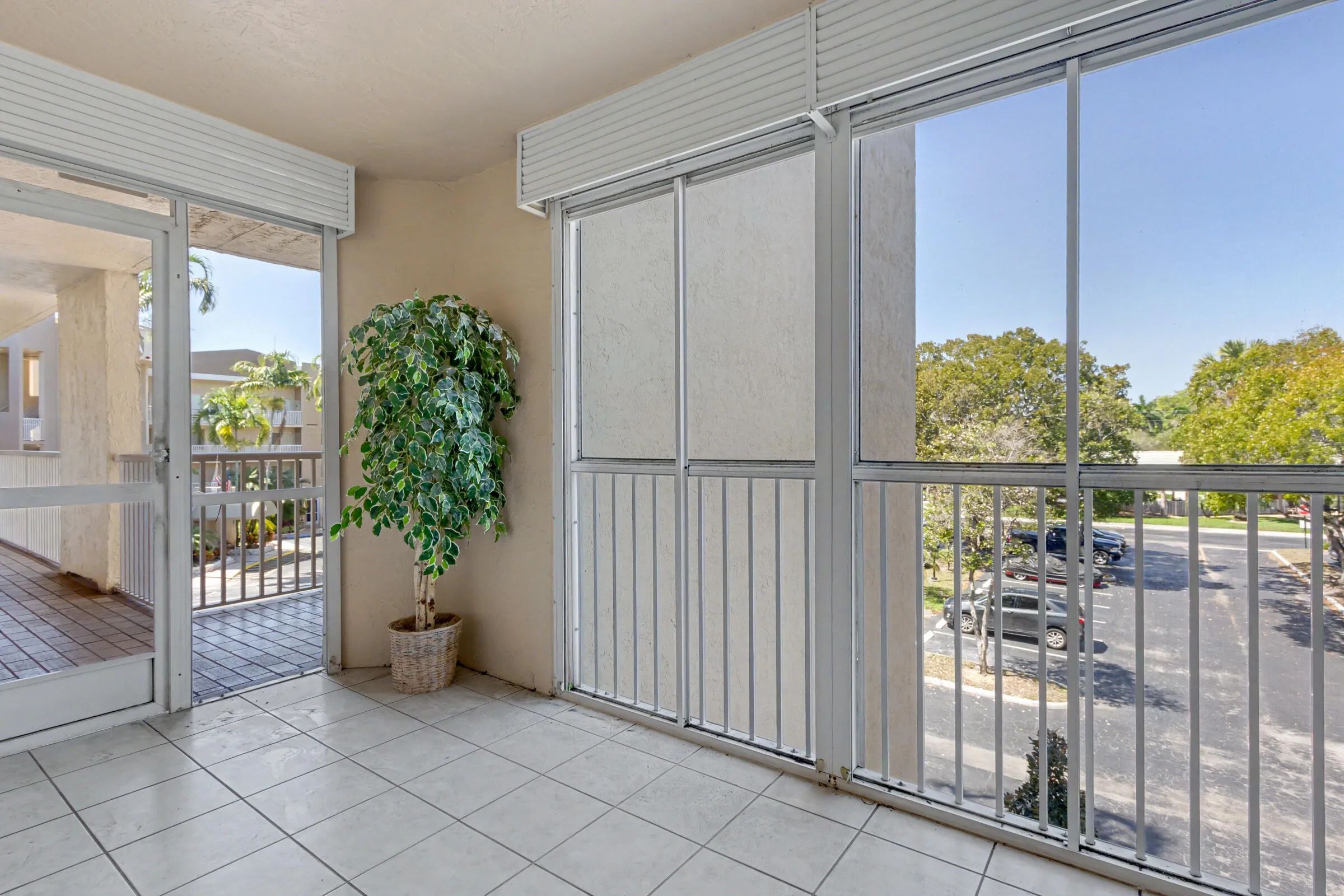 front of condo