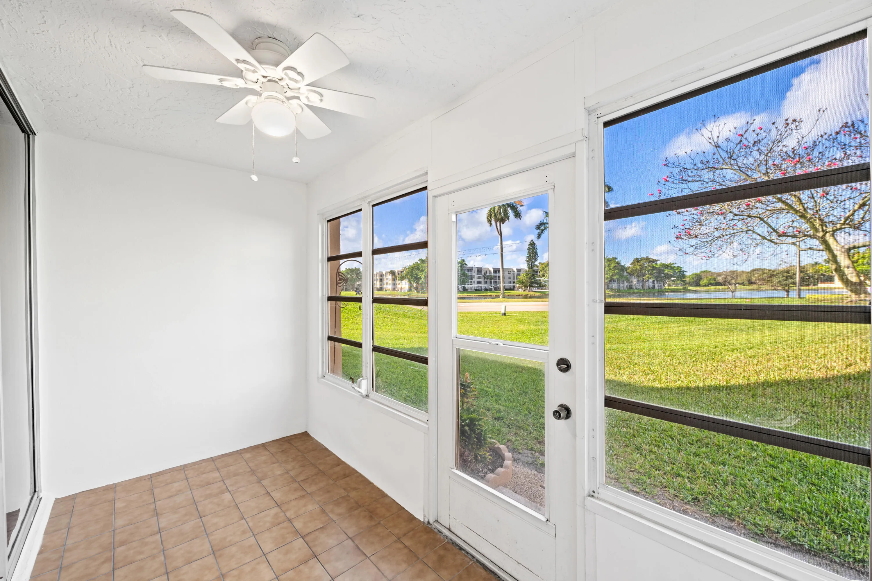 Enclosed Porch with Water View