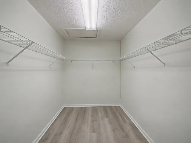Primary walk in closet