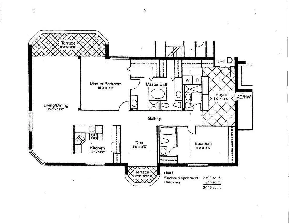 Unit D Floor Plan