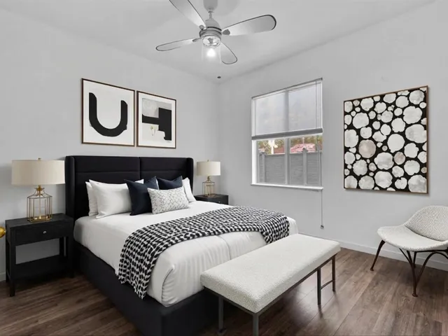 Virtually Staged 3rd Bedroom