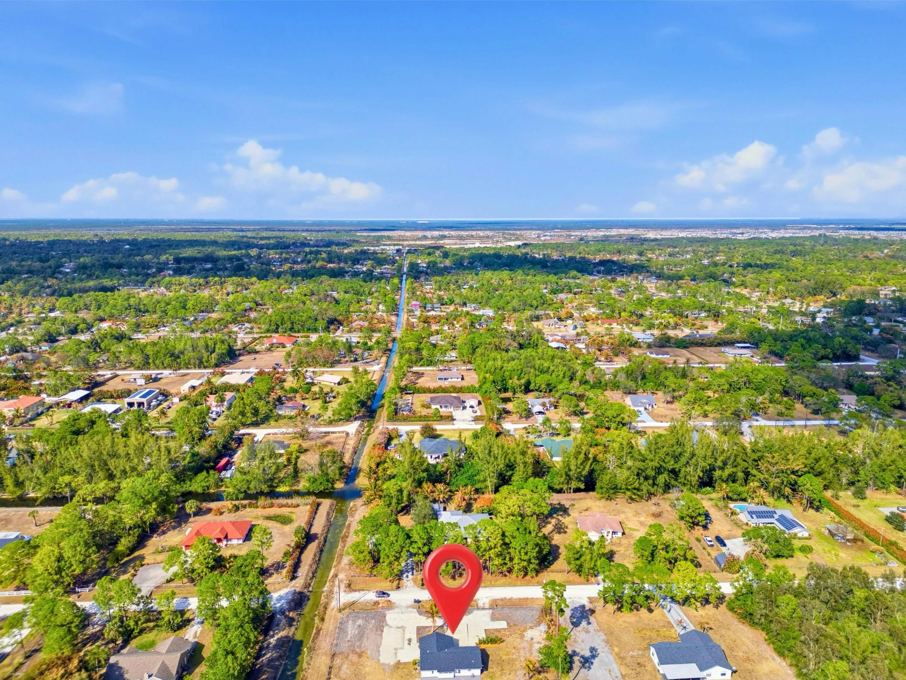 Panoramic to North