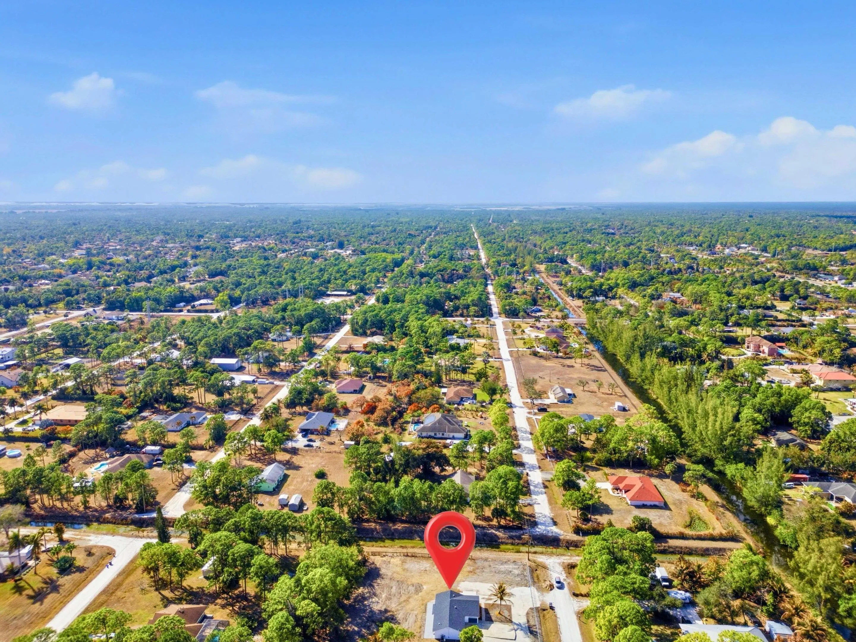 Panoramic to West