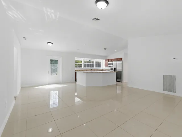 Open Living Dining Kitchen
