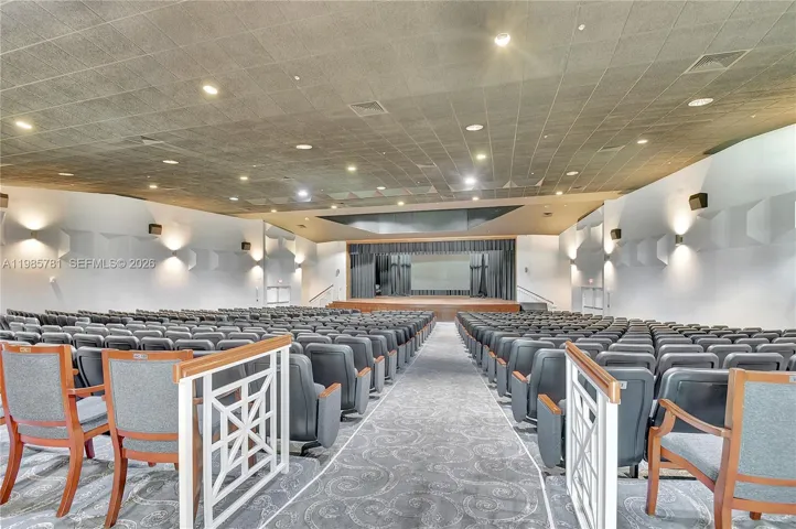 Dedicated Theater to enjoy shows, lectures movies and more.