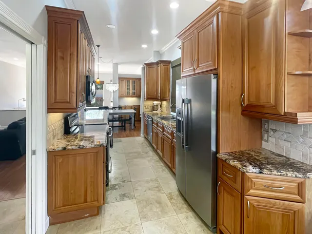 Kitchen from breakfast nook