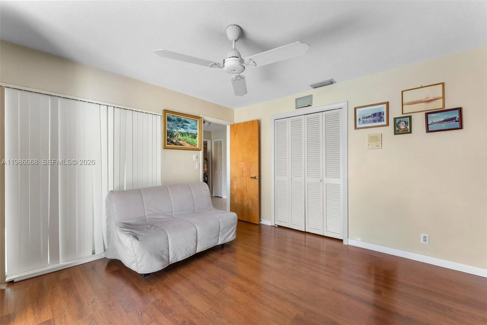 Bedroom used currently as office