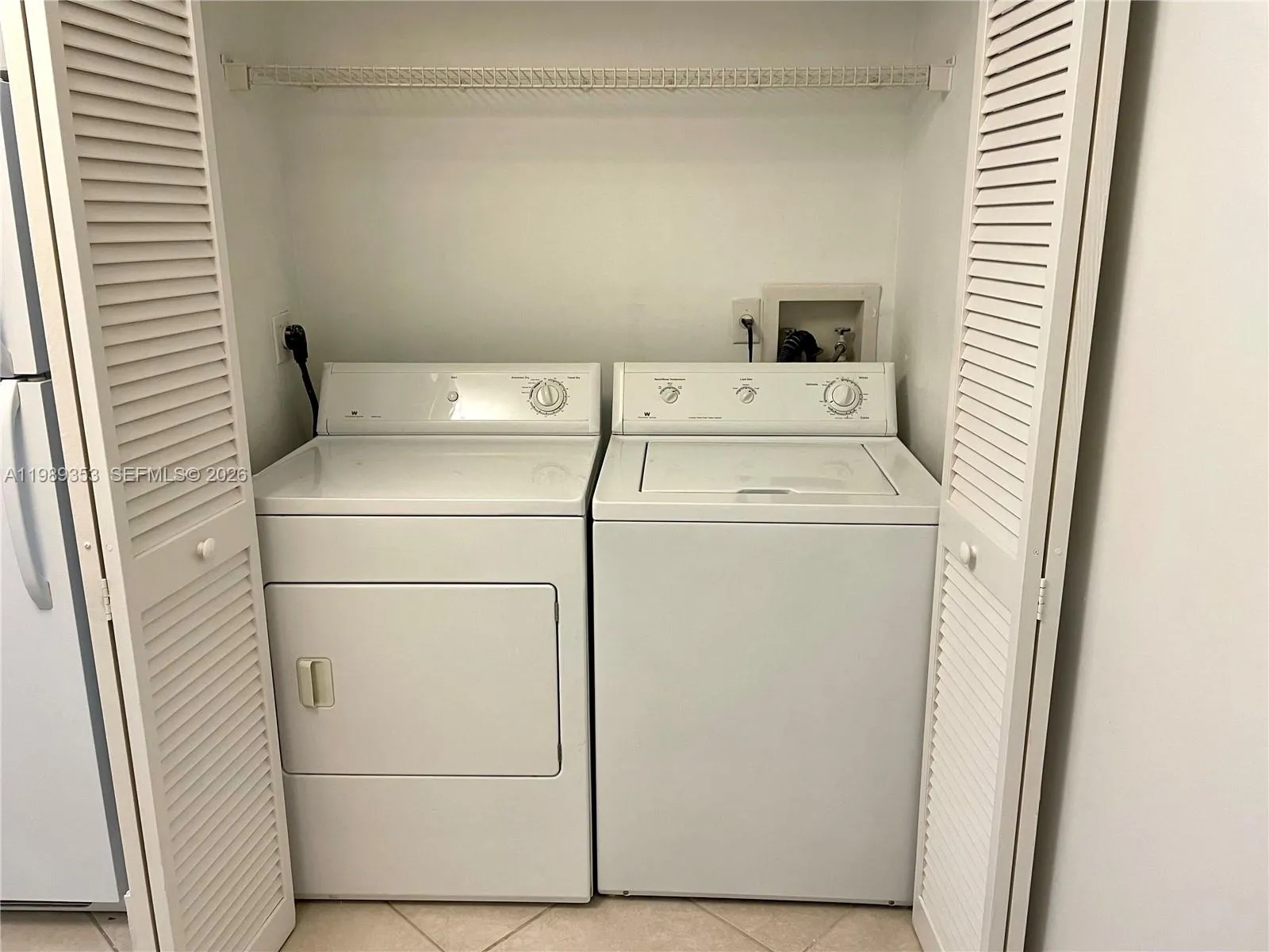 Laundry inside unit