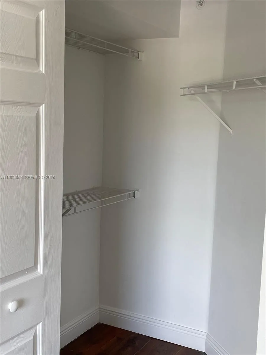 Walking closet on 2nd bedroom