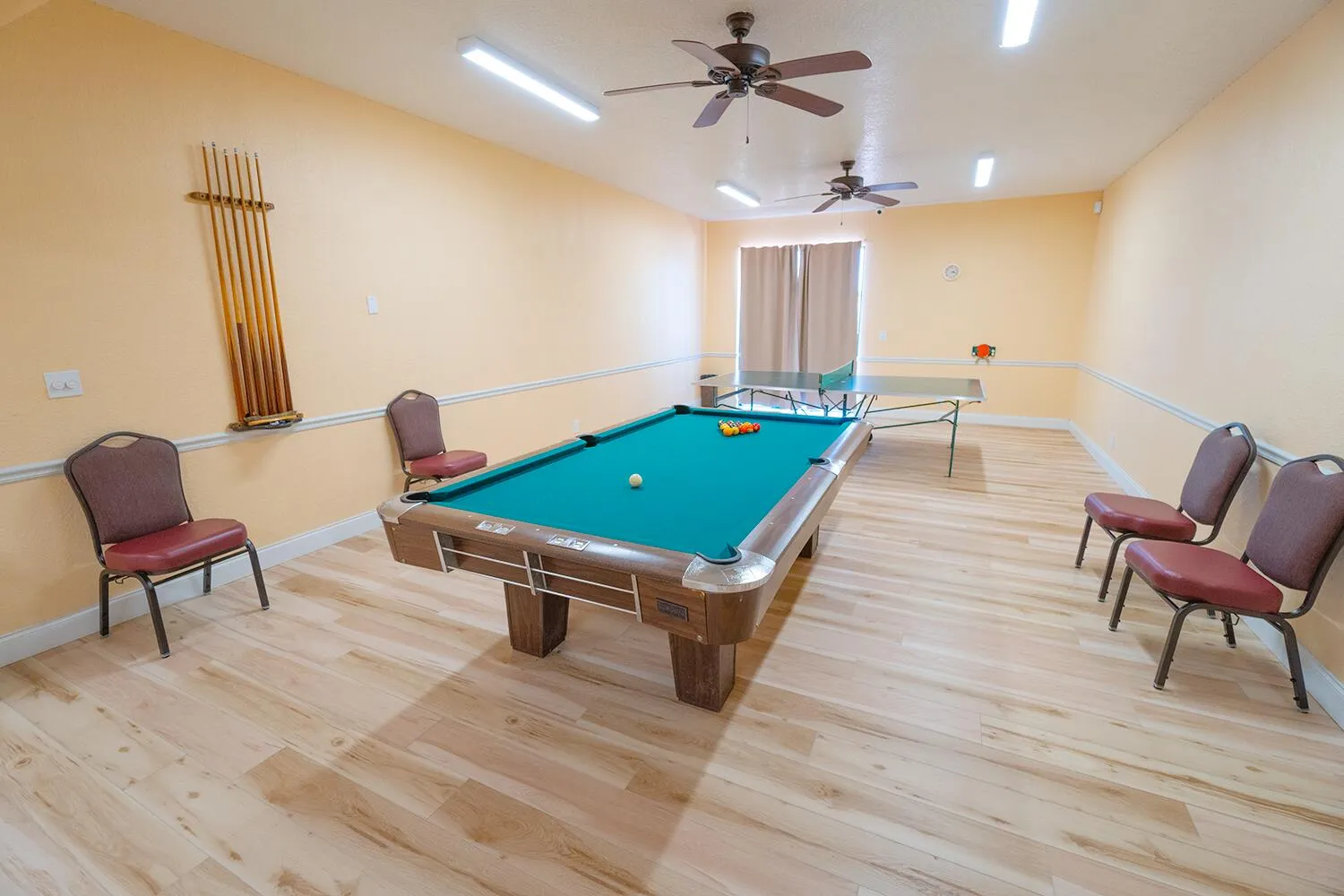 Billiards Game Room - Pool Table
