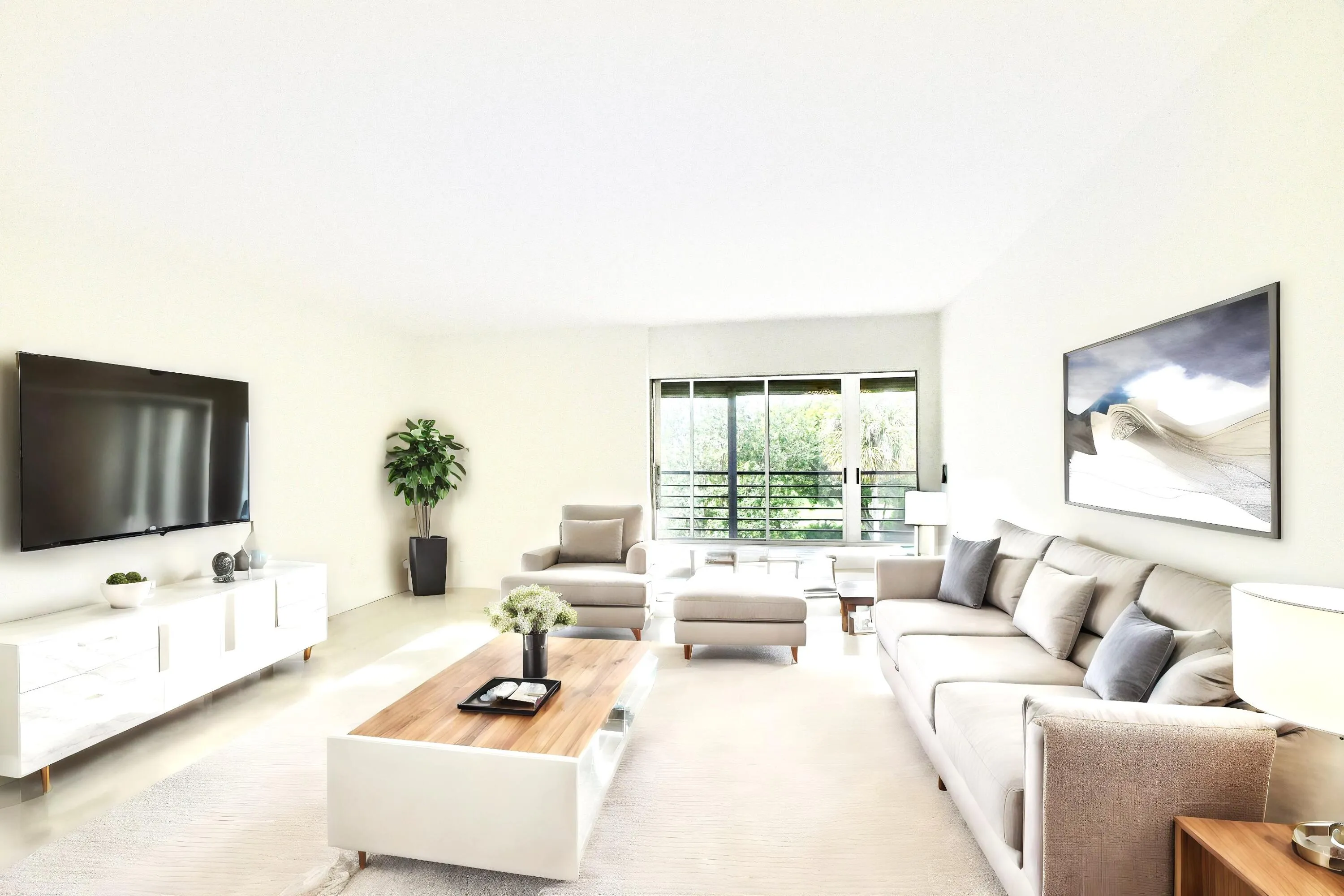 lIVING ROOM VIRTUALLY STAGED
