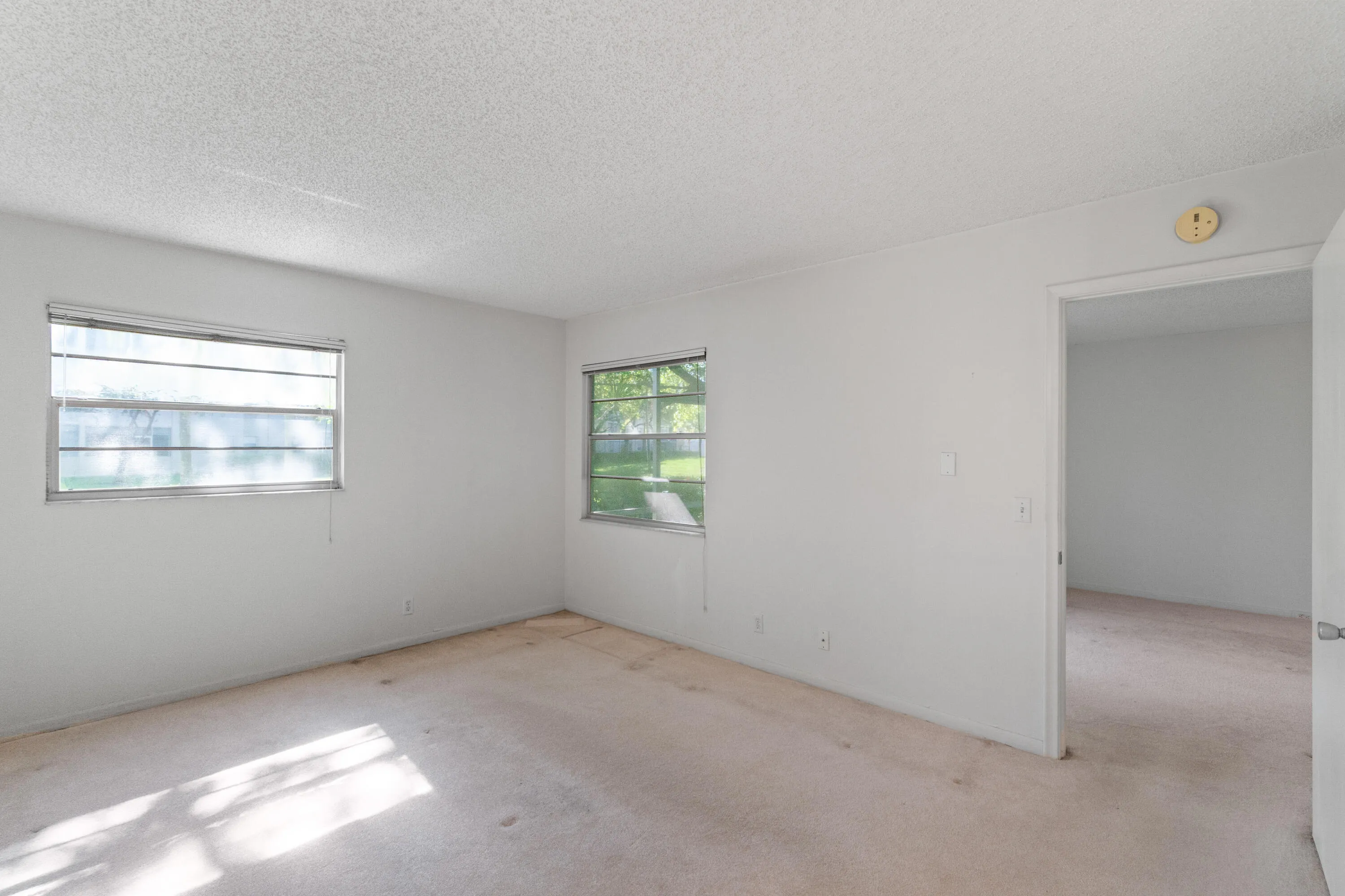 Natural light fills the space through multiple windows, creating a warm and inviting atmosphere.