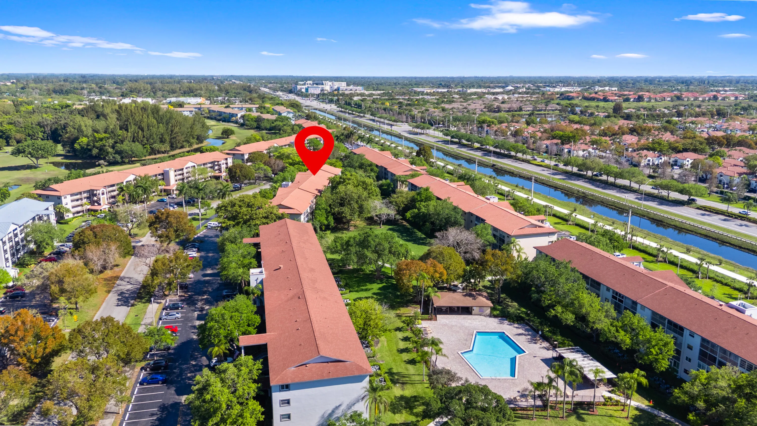 Century Village aerial view.