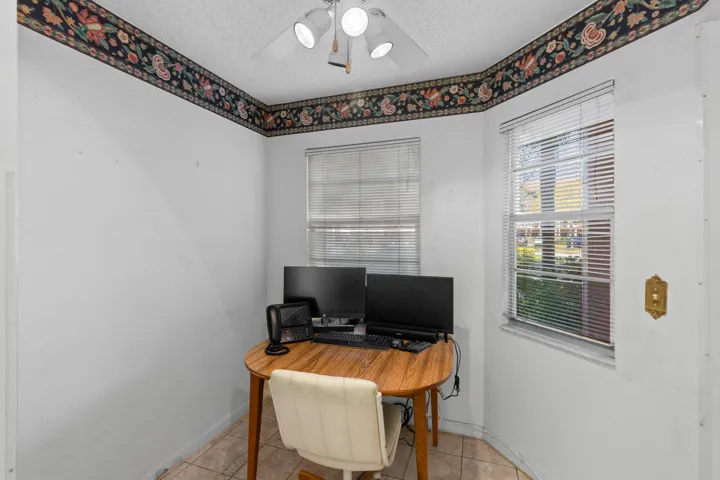Breakfast nook.