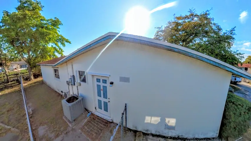 East side yard