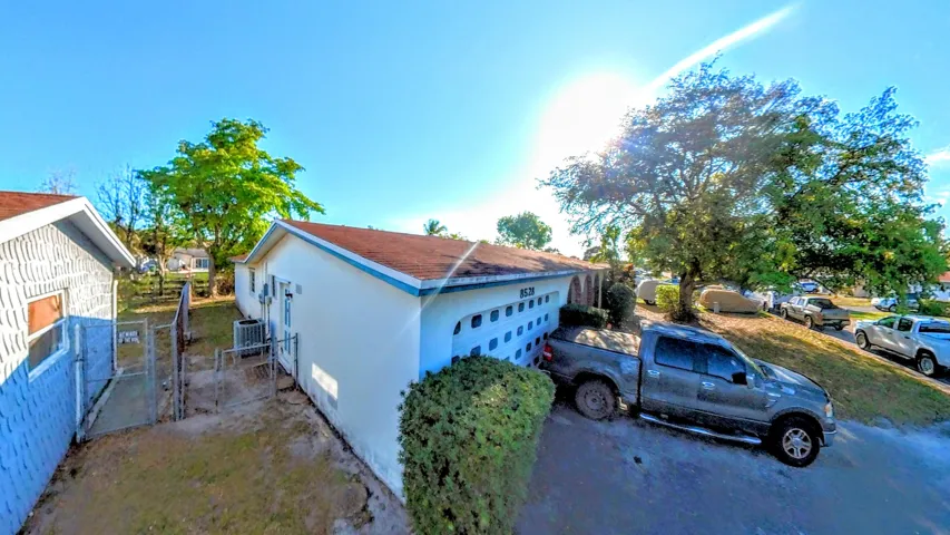 Roof and Side yard