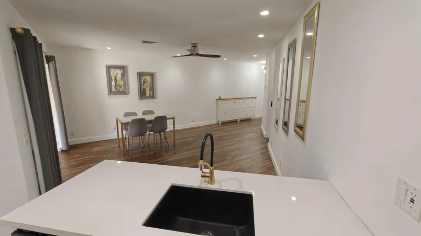 From kitchen view