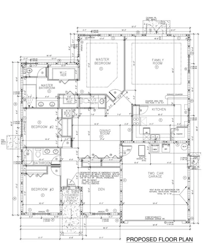 Previous conceptual floor plan with Den closed off. You can convert to 4th bedroom if needed