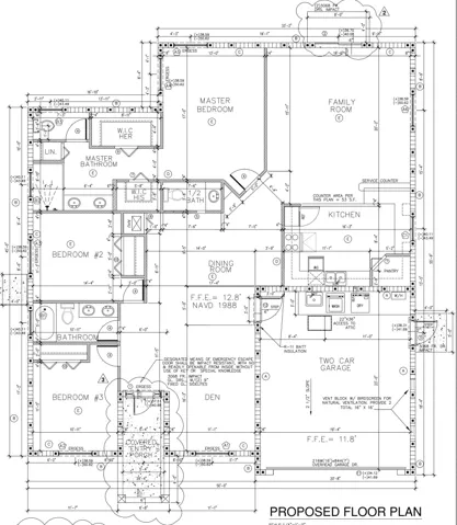 As built floor plan