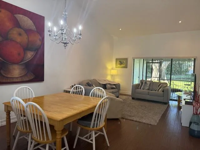 Dining/Living - cathedral ceiling - dimmable recessed lighting