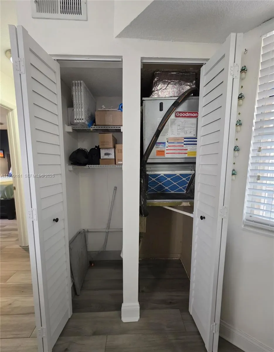 Storage & AC closet