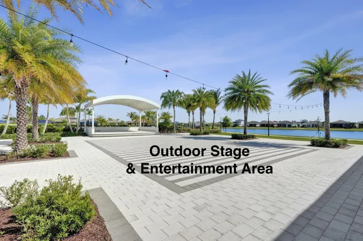 Cresswind Clubhouse Outdoor Stage Area