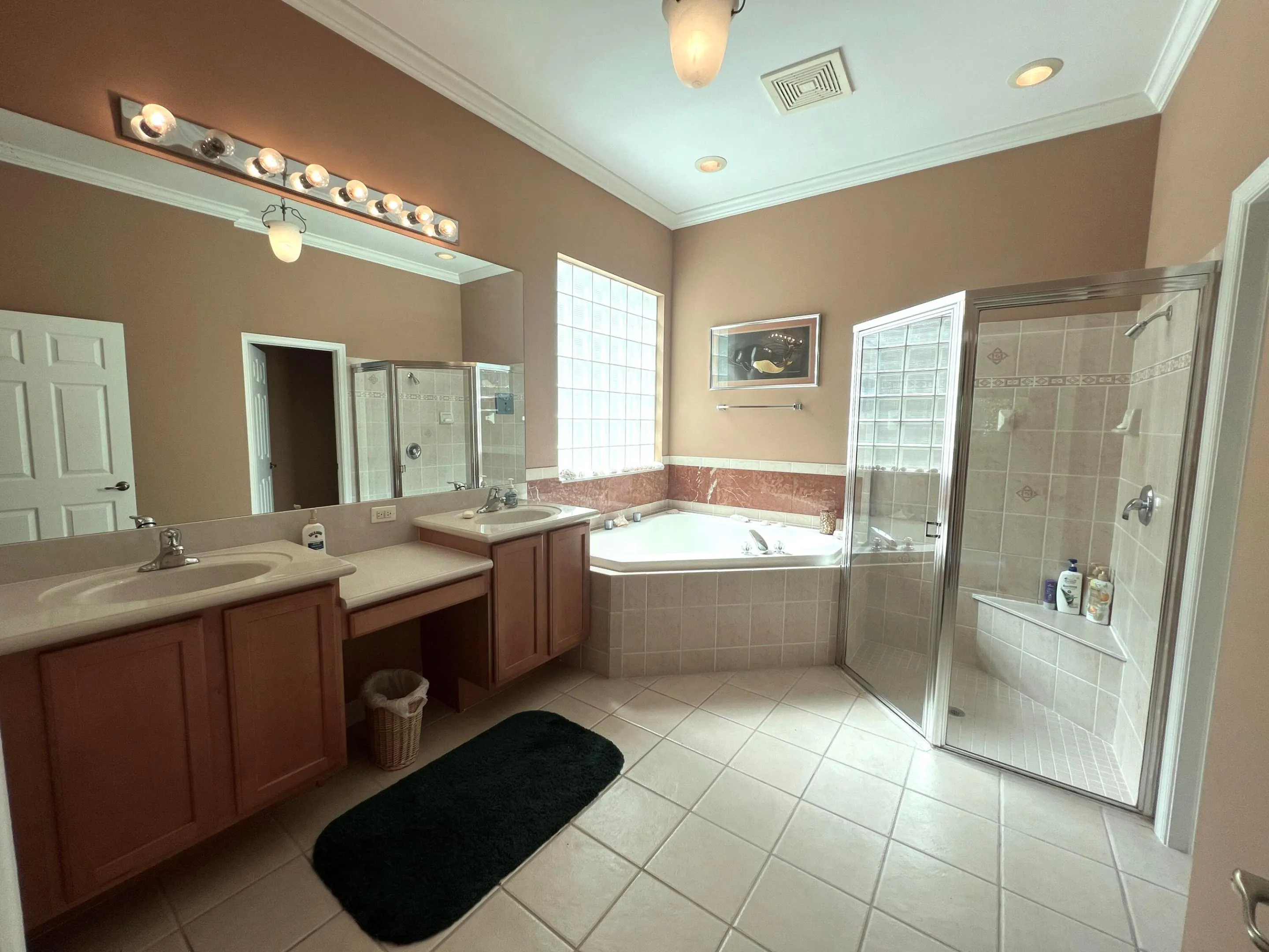 Spacious Master Bathroom
