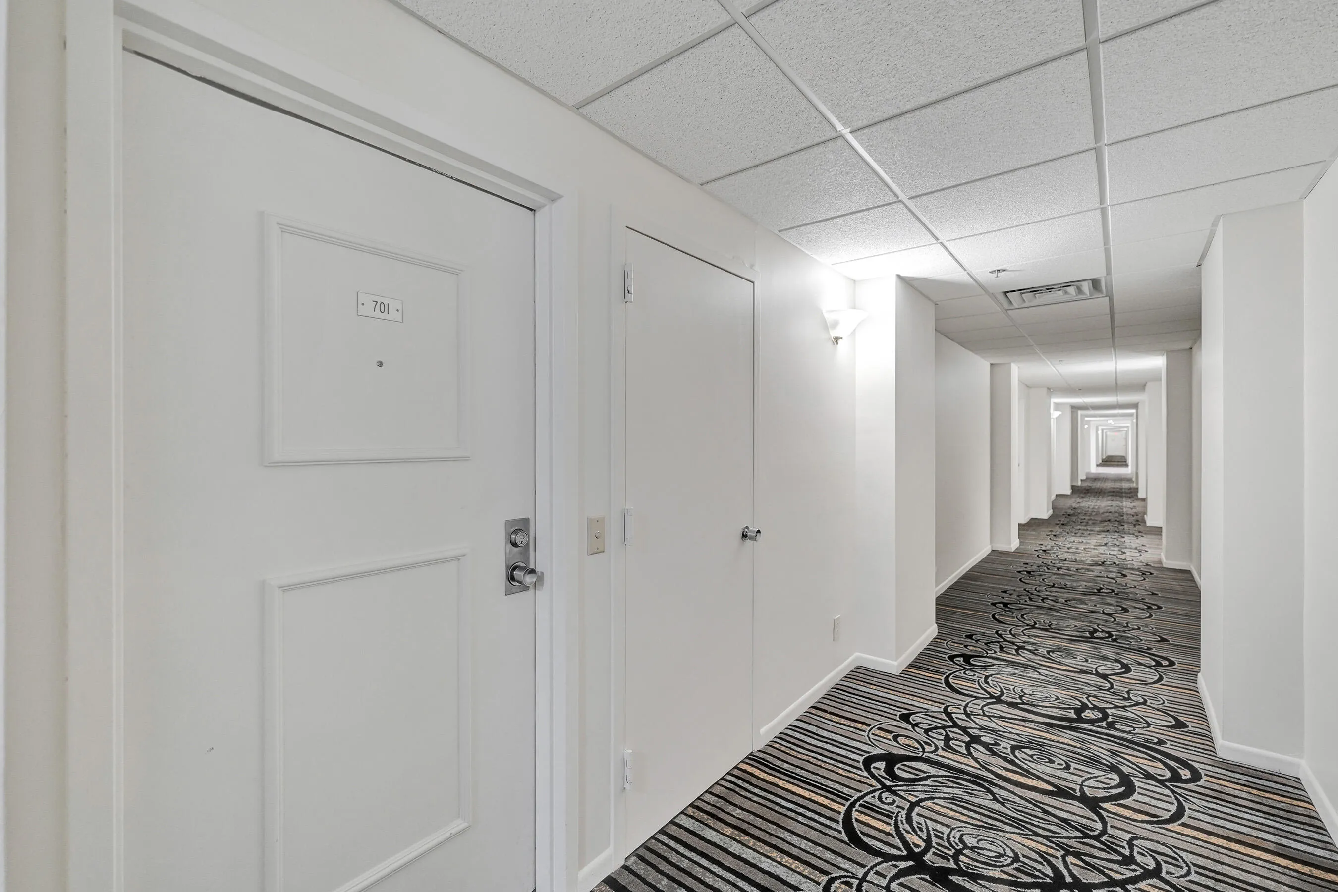 contemporary hallway