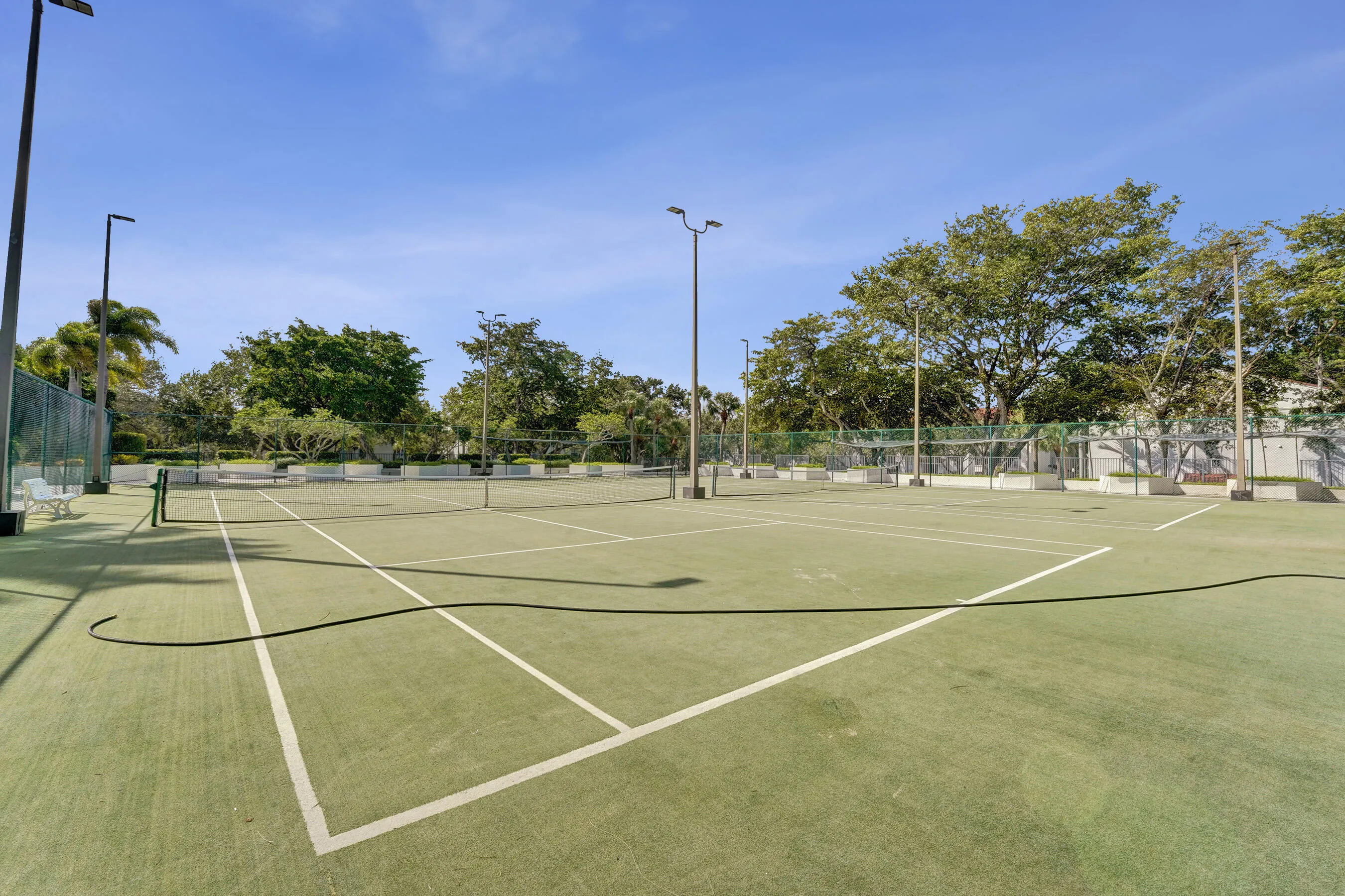 tennis courts