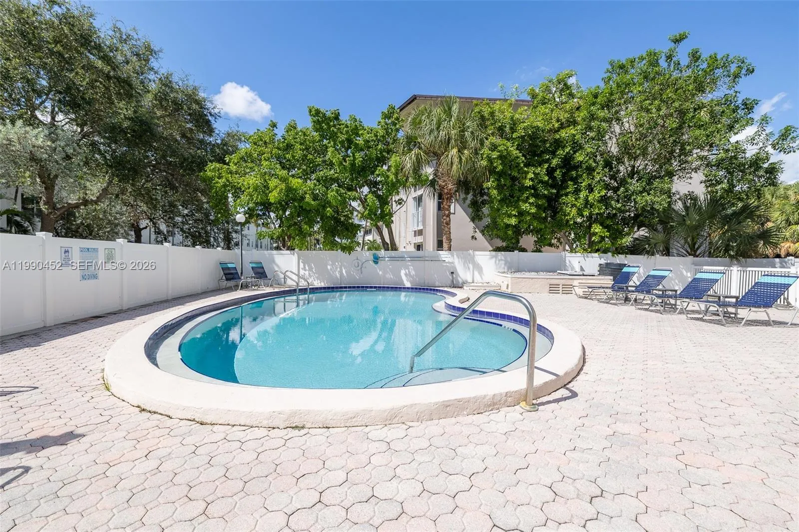 Sparkling pool