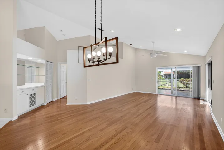 Dining Area with view of open bar