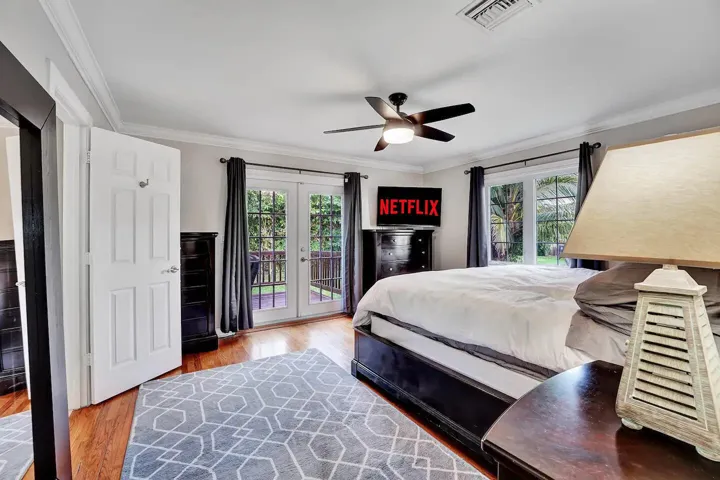 French doors to the Patio and Views to t