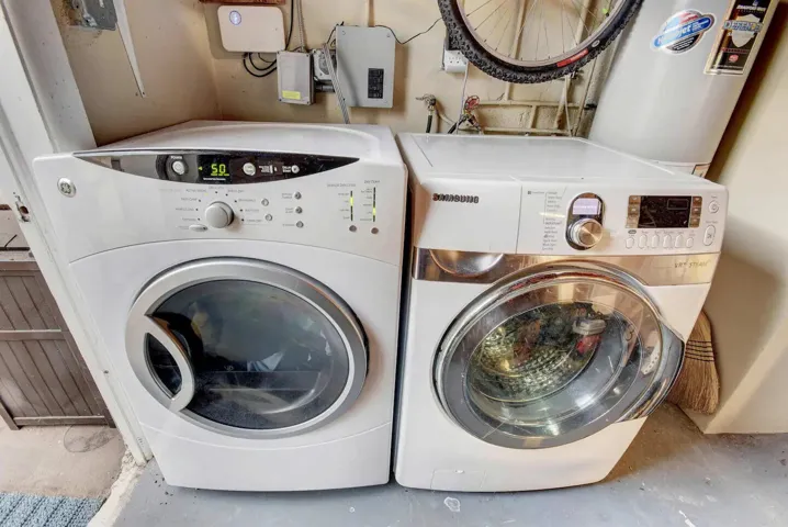 FREE Private Washer and Dryer Use.