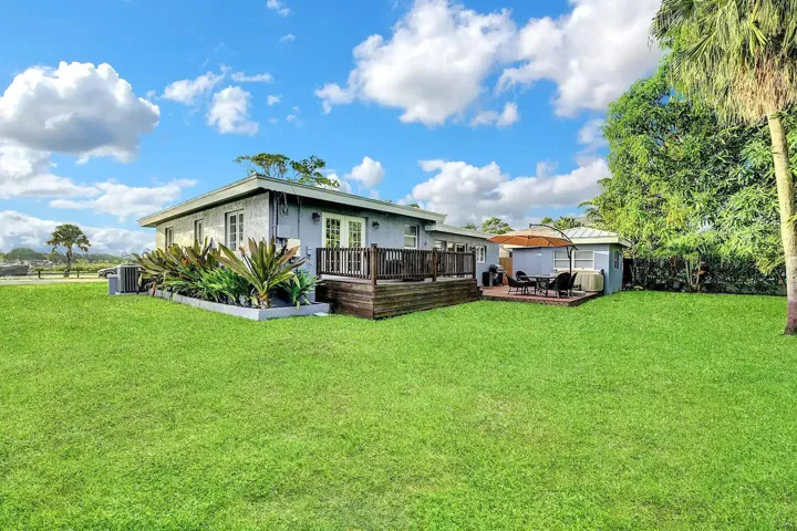 Large Lush Back Yard
