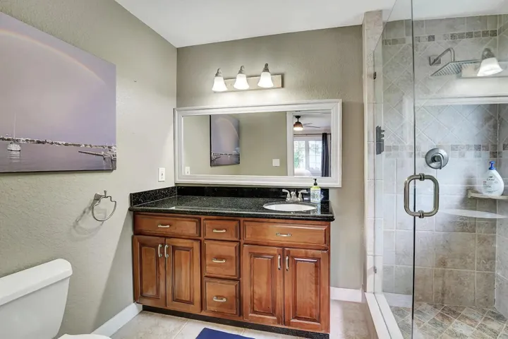 Master Bathroom and Shower with Duel His