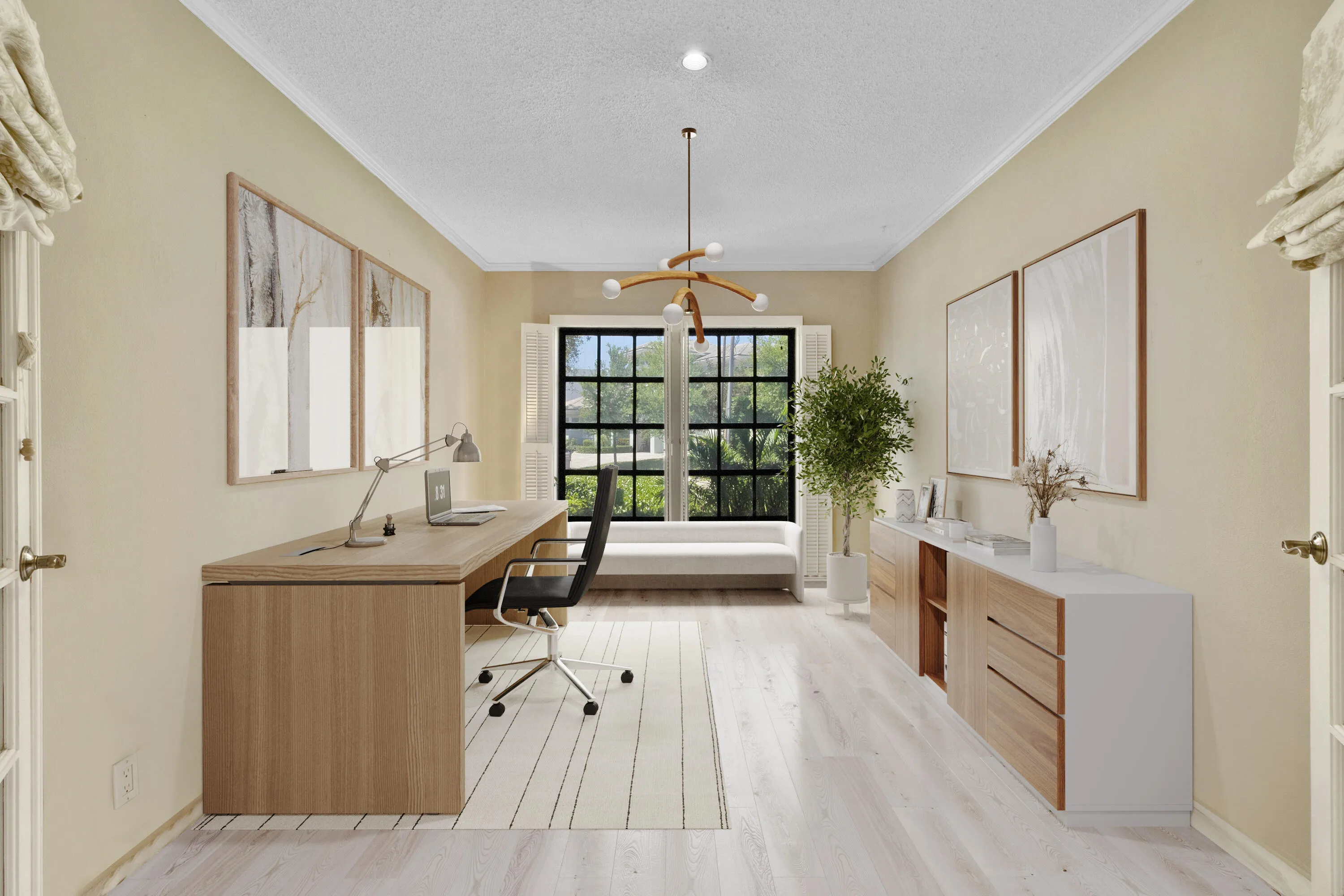 Virtually Renovated Office